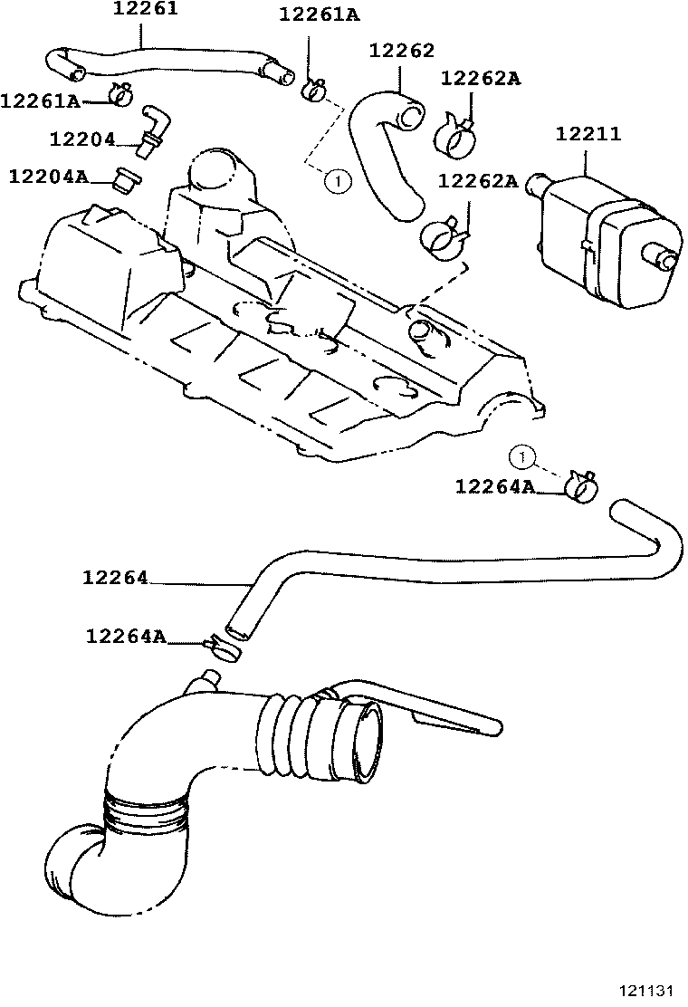 12255-88560 GASKET, VENTILATION product image