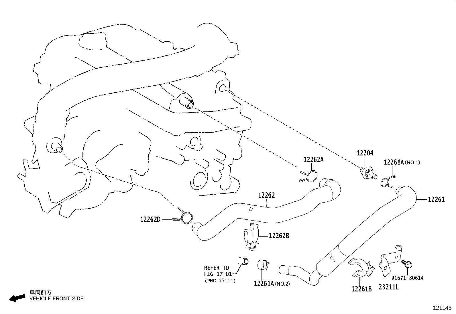 12204-21040 VALVE SUB-ASSY, VENTILATION product image