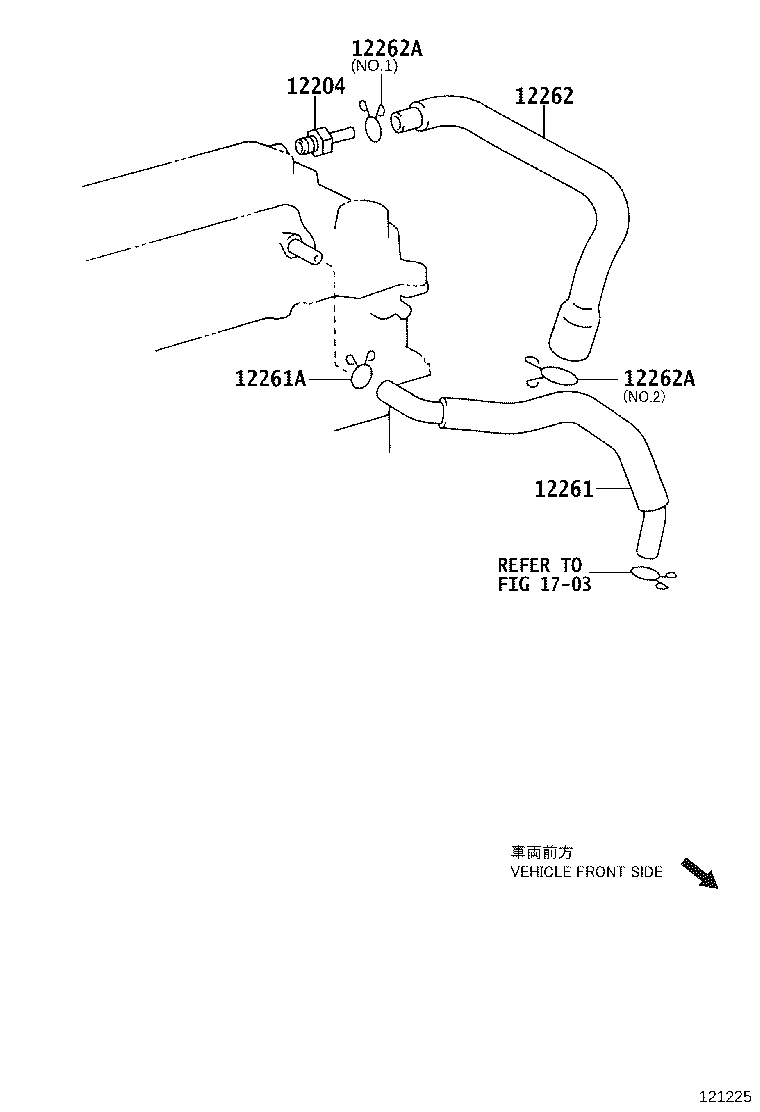 12261-0T060 HOSE, VENTILATION product image