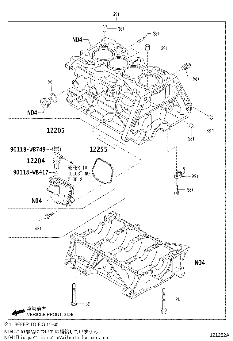 Toyota 12205-WB001 CASE SUB-ASSY, VENTILATION