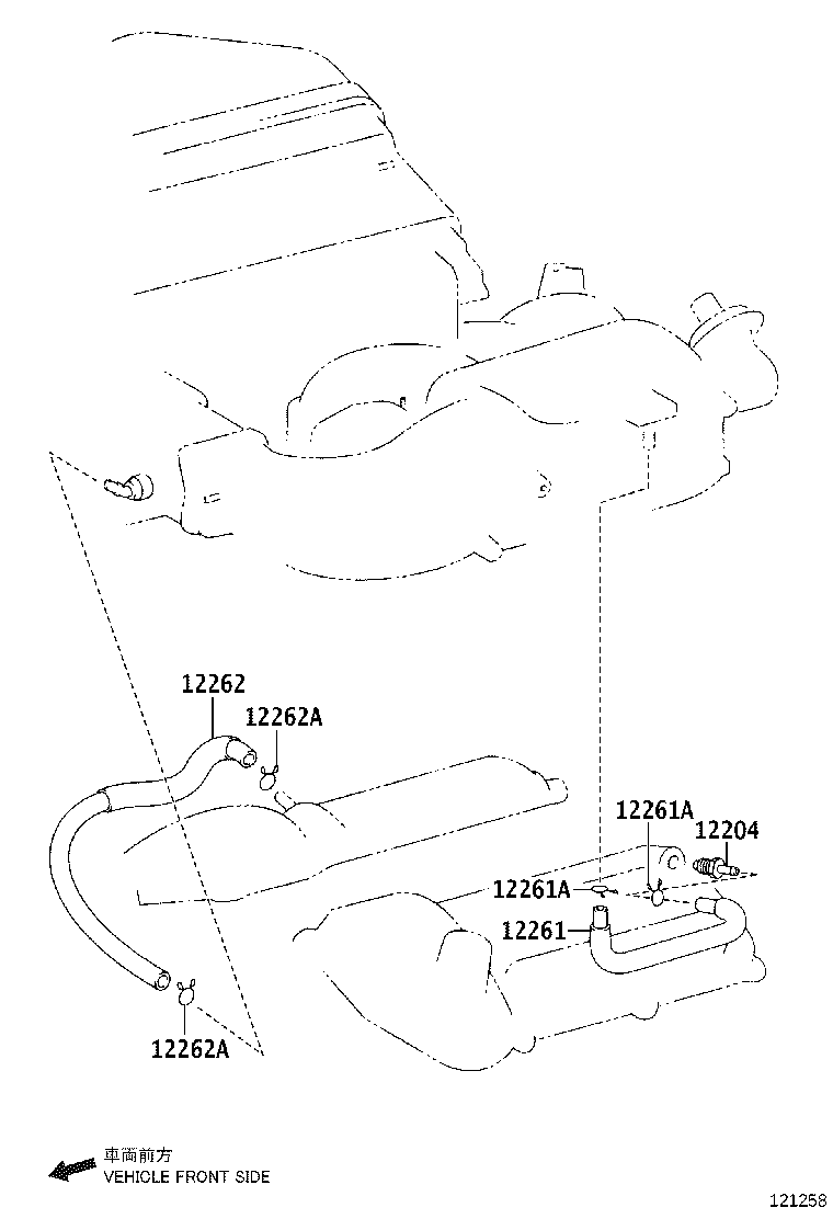 12229-30110 PIPE, VENTILATION product image