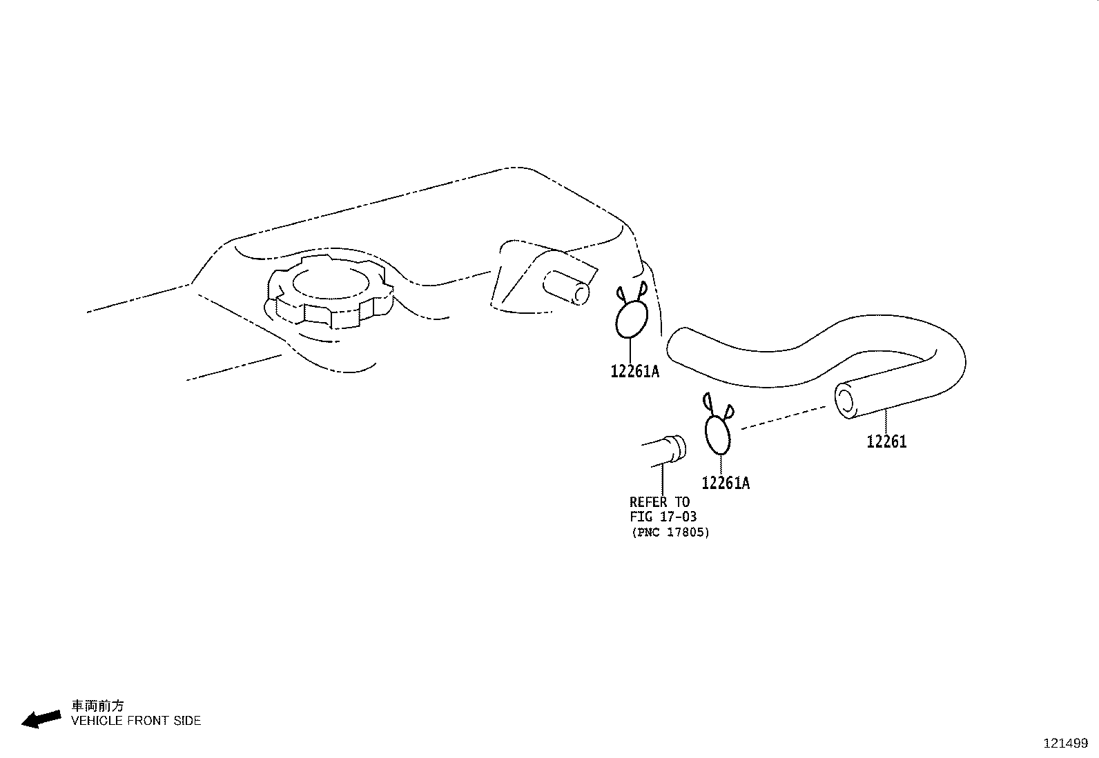 12229-11090 PIPE, VENTILATION product image