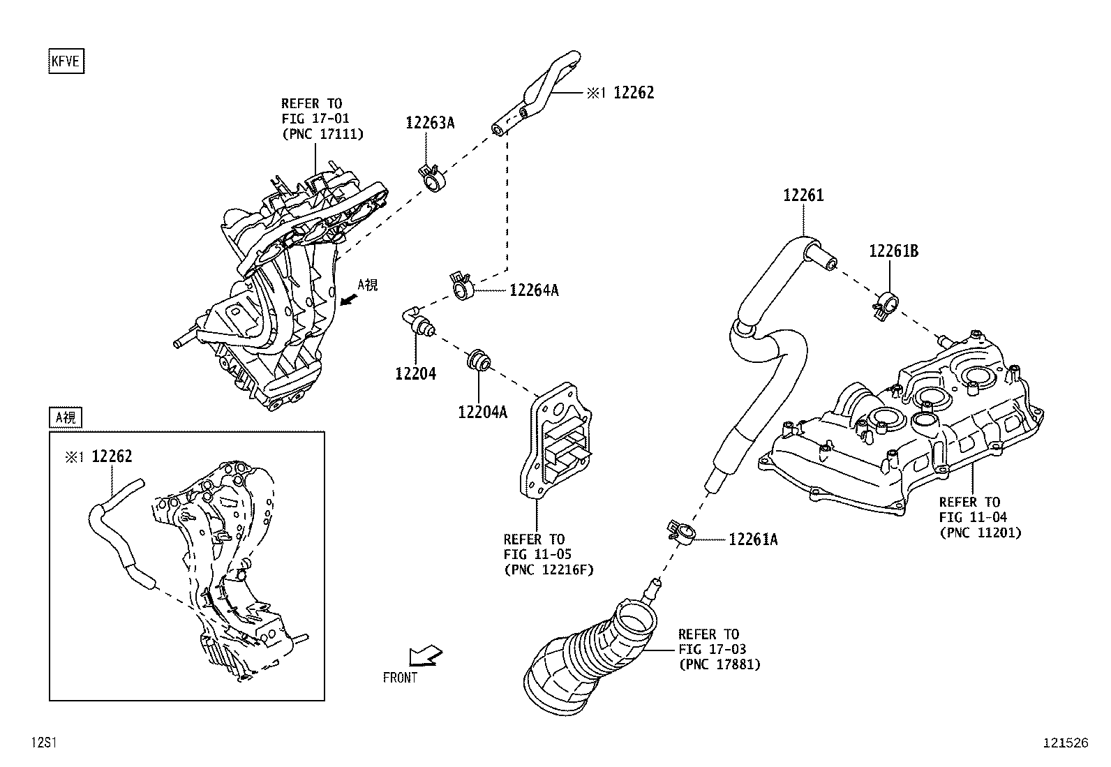 12261-B5060 HOSE, VENTILATION product image
