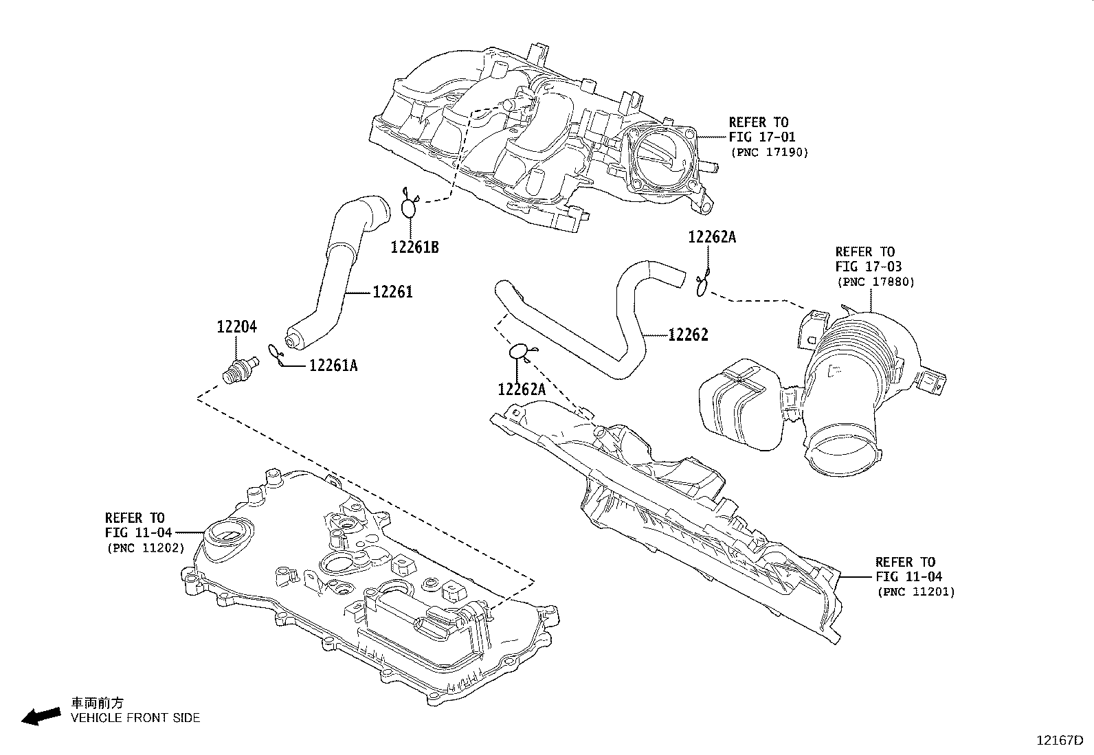 12262-31260 HOSE, VENTILATION, NO.2 product image