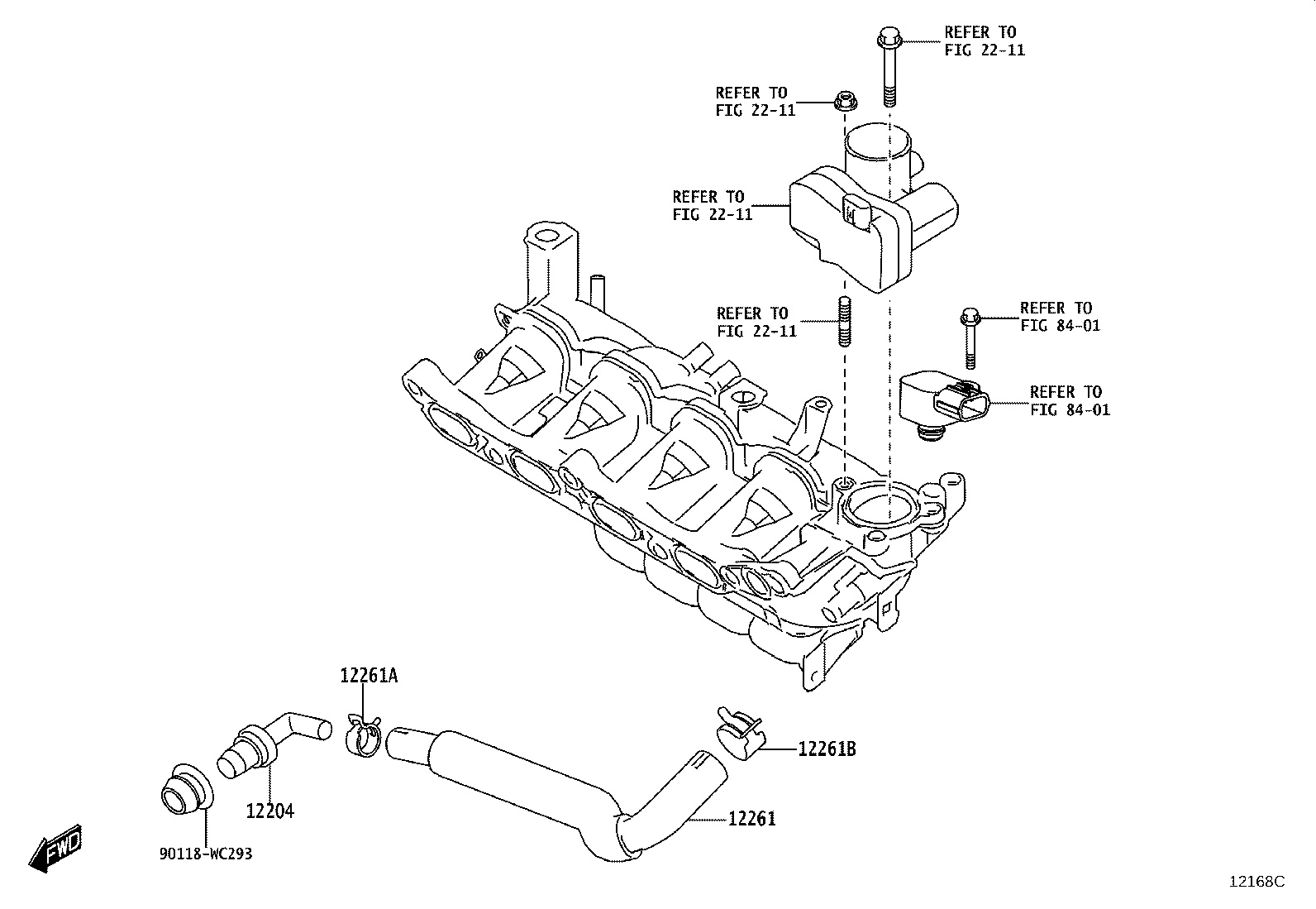 12204-WC004 VALVE SUB-ASSY, VENTILATION product image