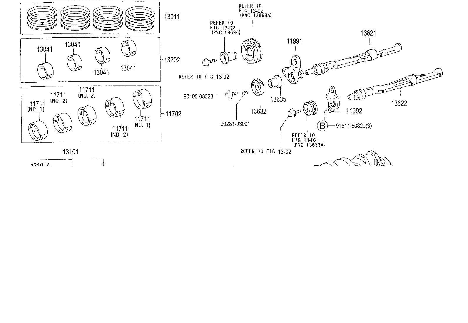 13103-17030 PISTON SUB-ASSY, W/PIN product image