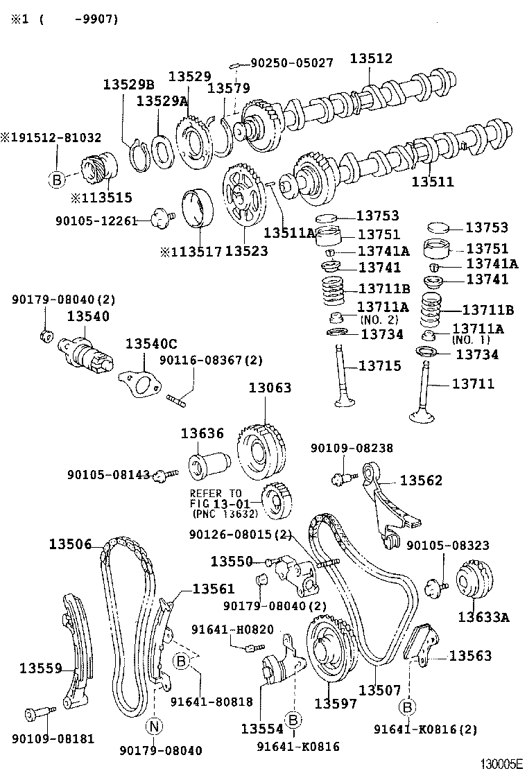 11802-58010 BEARING SET, CAMSHAFT product image