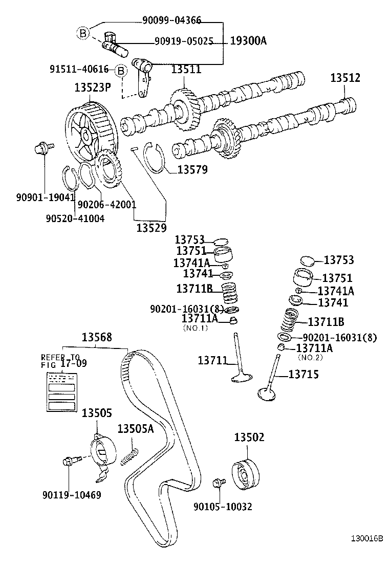 13050-74010 GEAR OR SPROCKET, CAMSHAFT TIMING product image