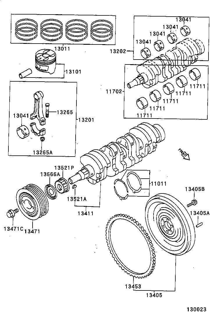 13103-15050 PISTON SUB-ASSY, W/PIN product image