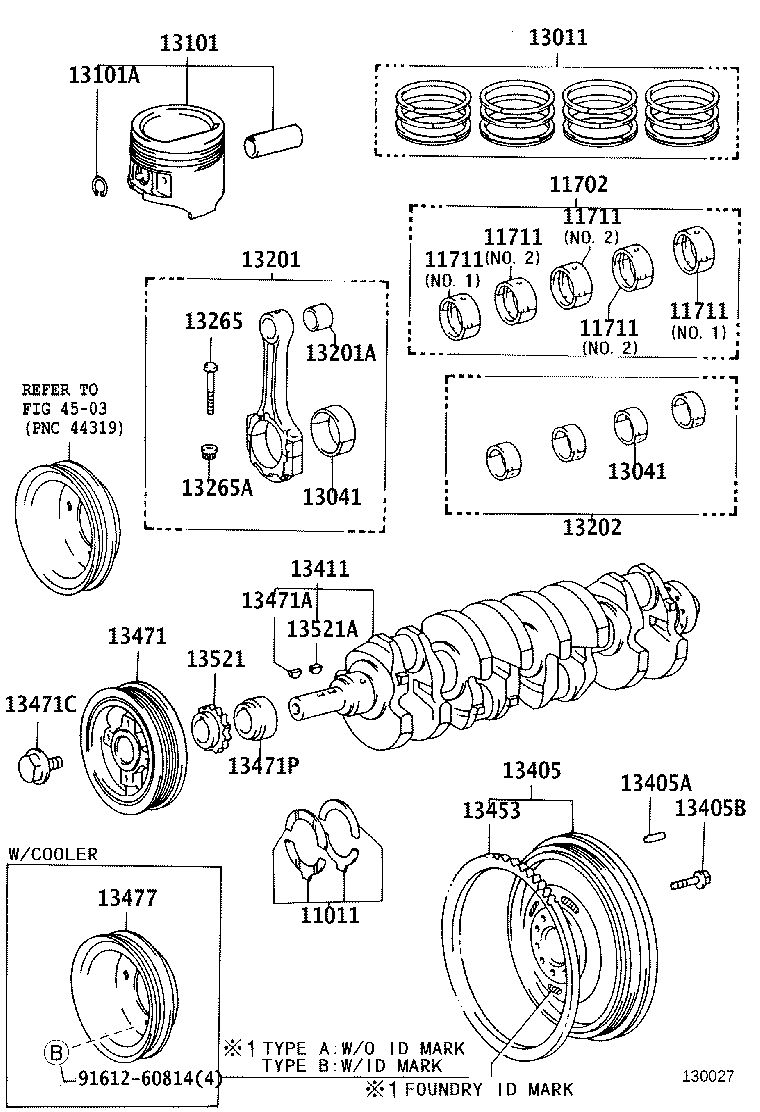 13201-79455 ROD SUB-ASSY, CONNECTING product image