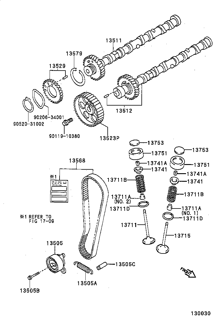 13501-02040 CAMSHAFT product image