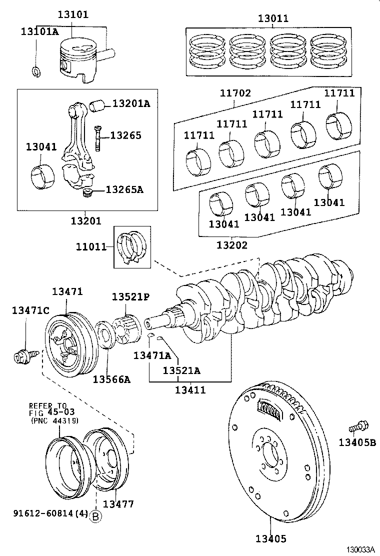 13201-79455 ROD SUB-ASSY, CONNECTING product image