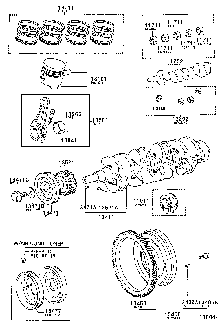 88451-0B100 PULLEY, CRANKSHAFT, NO.2 product image