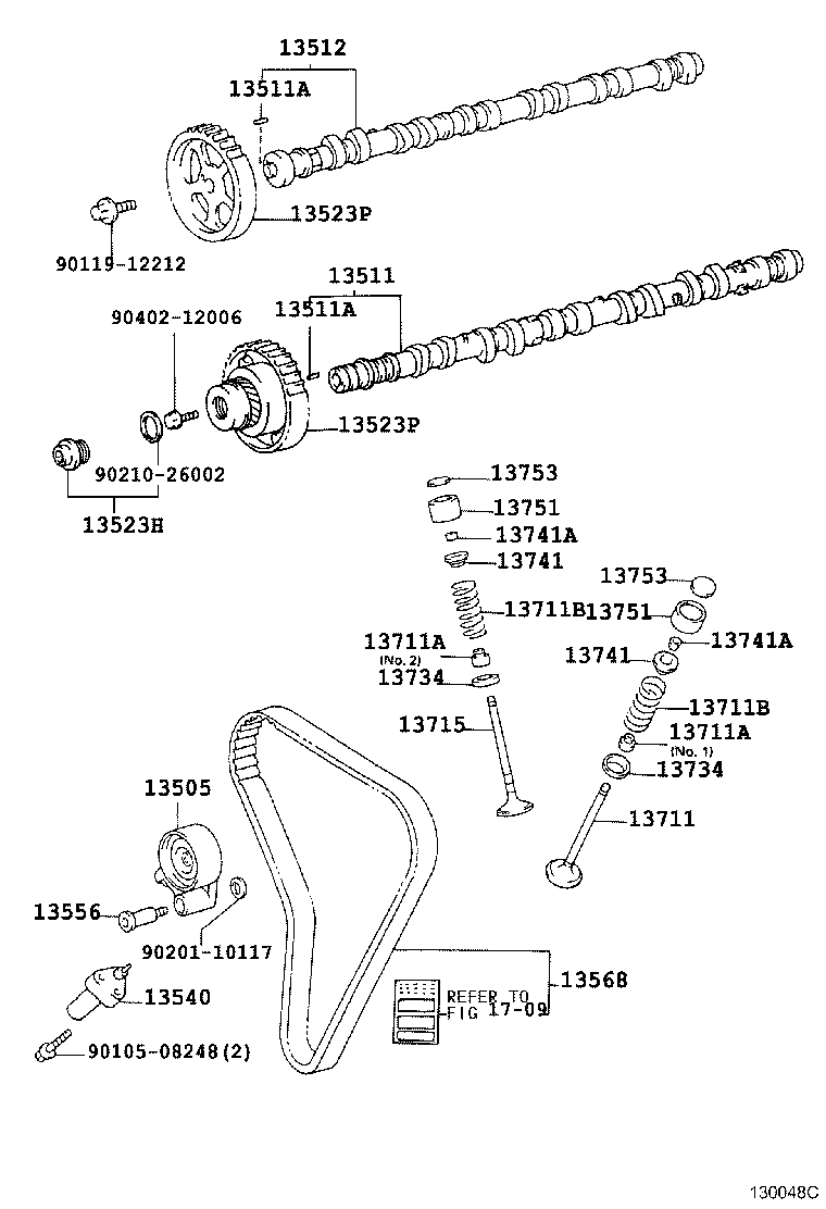 90501-35030 SPRING, COMPRESSION(FOR INNER) product image