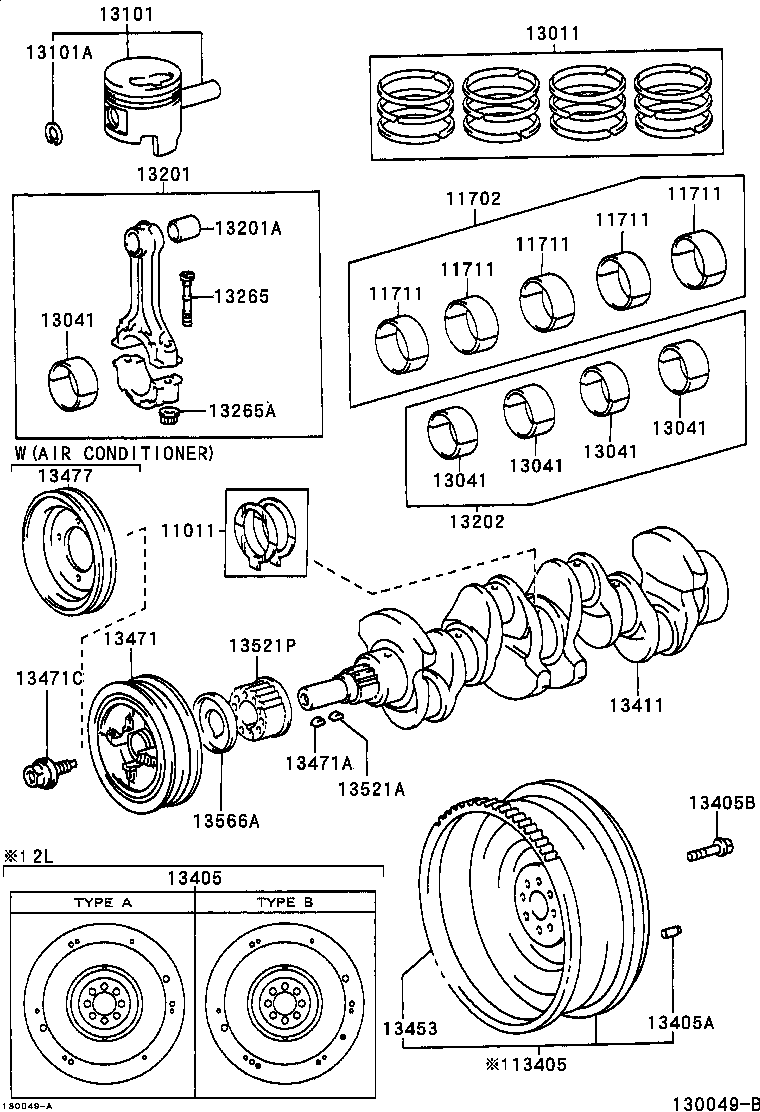 88451-0B100 PULLEY, CRANKSHAFT, NO.2 product image