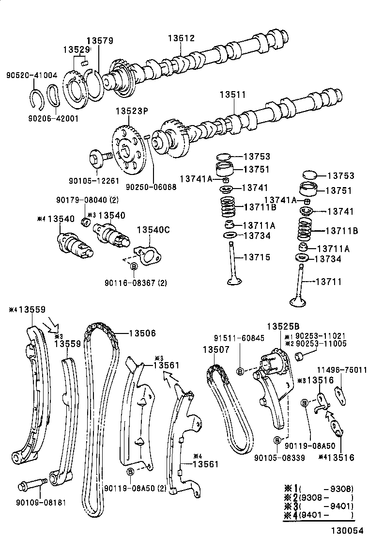 13503-64030 IDLER SUB-ASSY, TIMING BELT, NO.2 product image