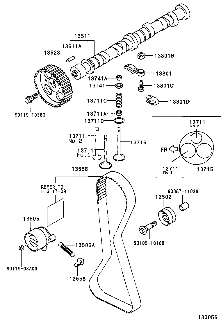 13511-64071 CAMSHAFT product image