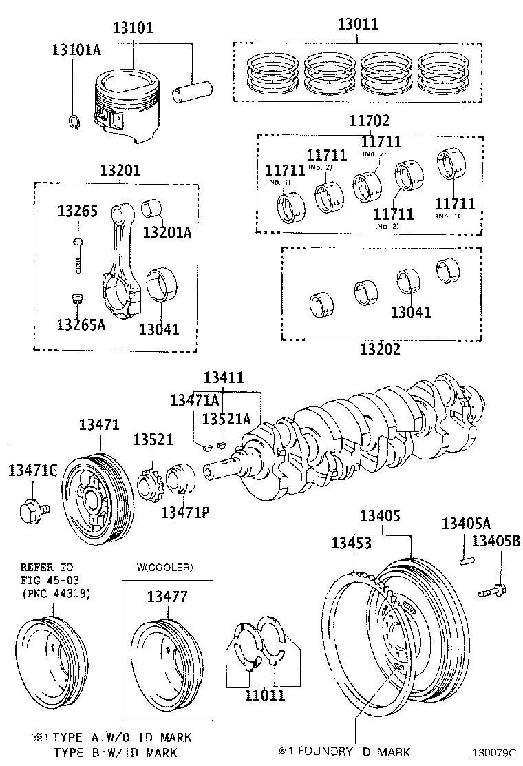 88451-26060 PULLEY, CRANKSHAFT, NO.2 product image