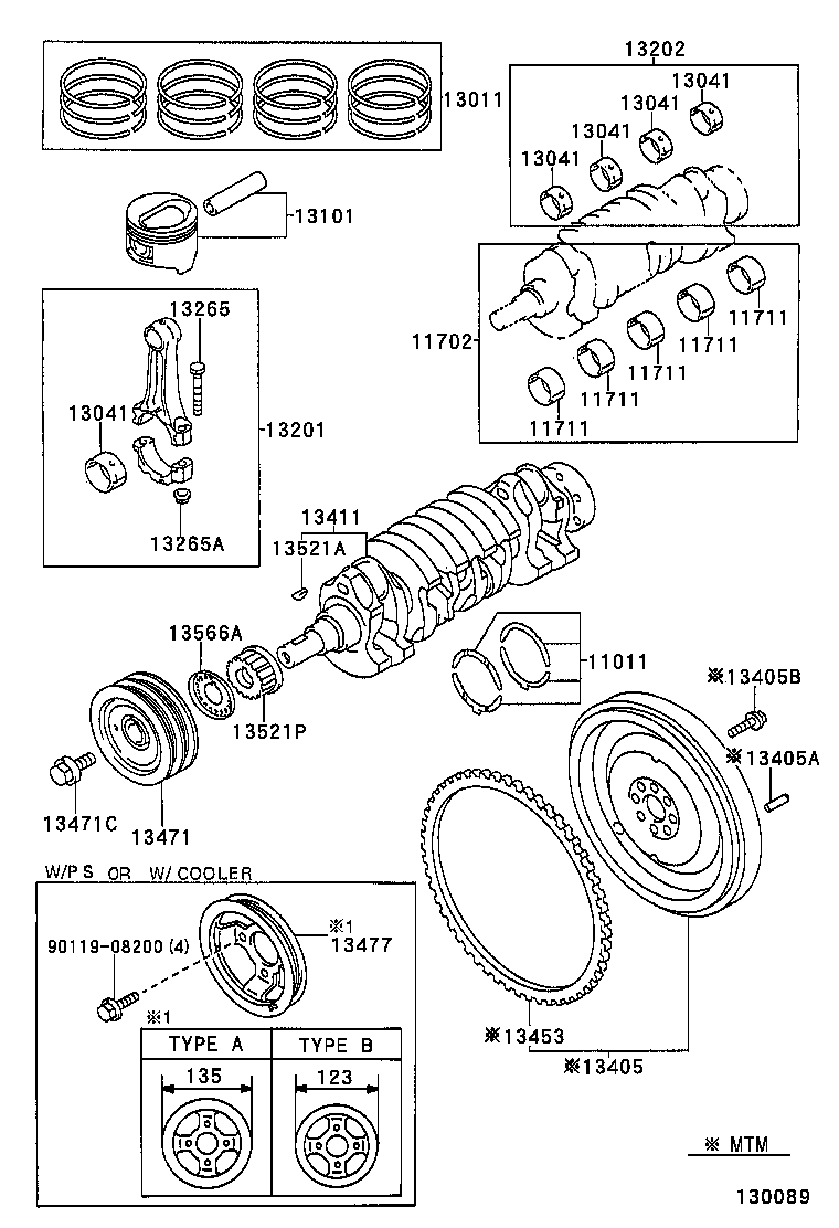 13470-15120 PULLEY, CRANKSHAFT product image