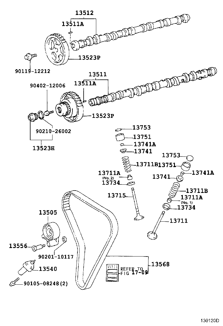90501-33013 SPRING, COMPRESSION(FOR INNER) product image