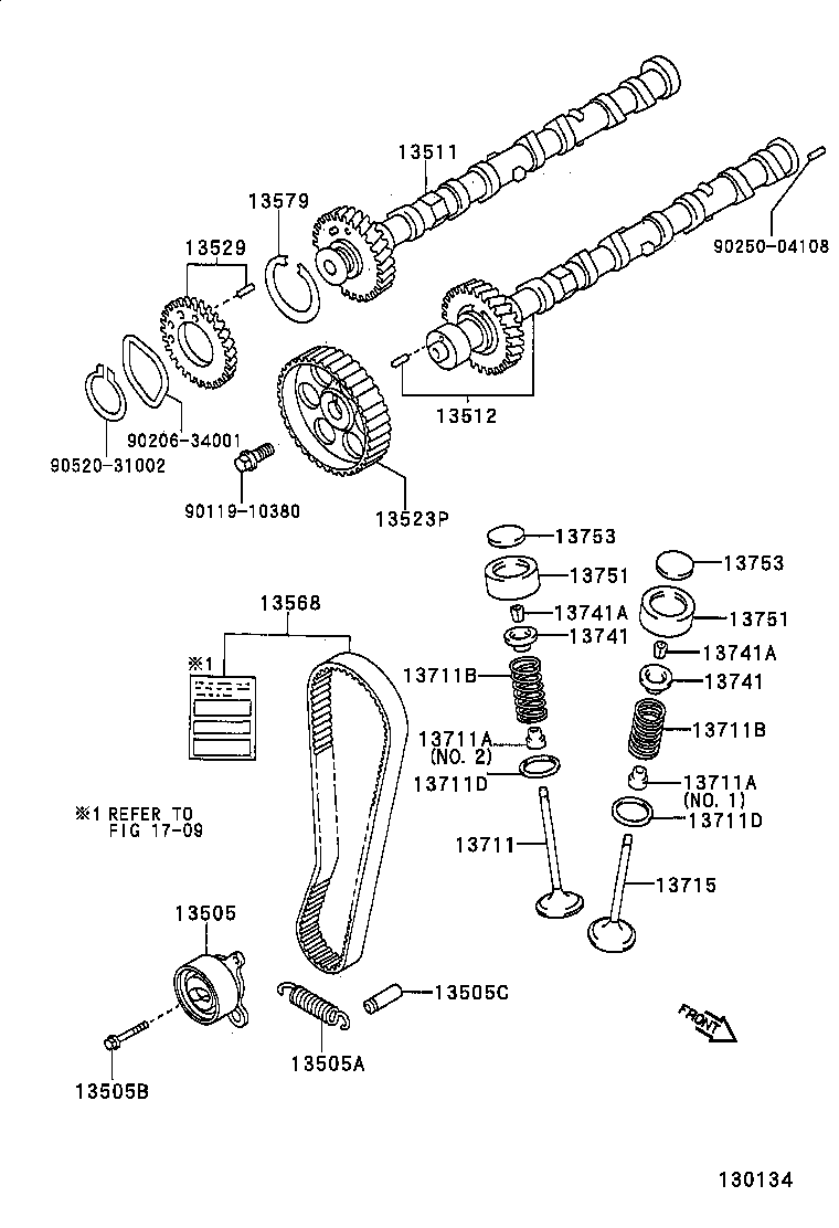 13501-27010 CAMSHAFT product image