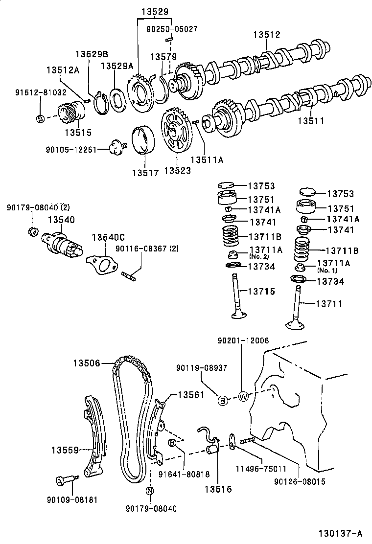 13501-05030 CAMSHAFT product image