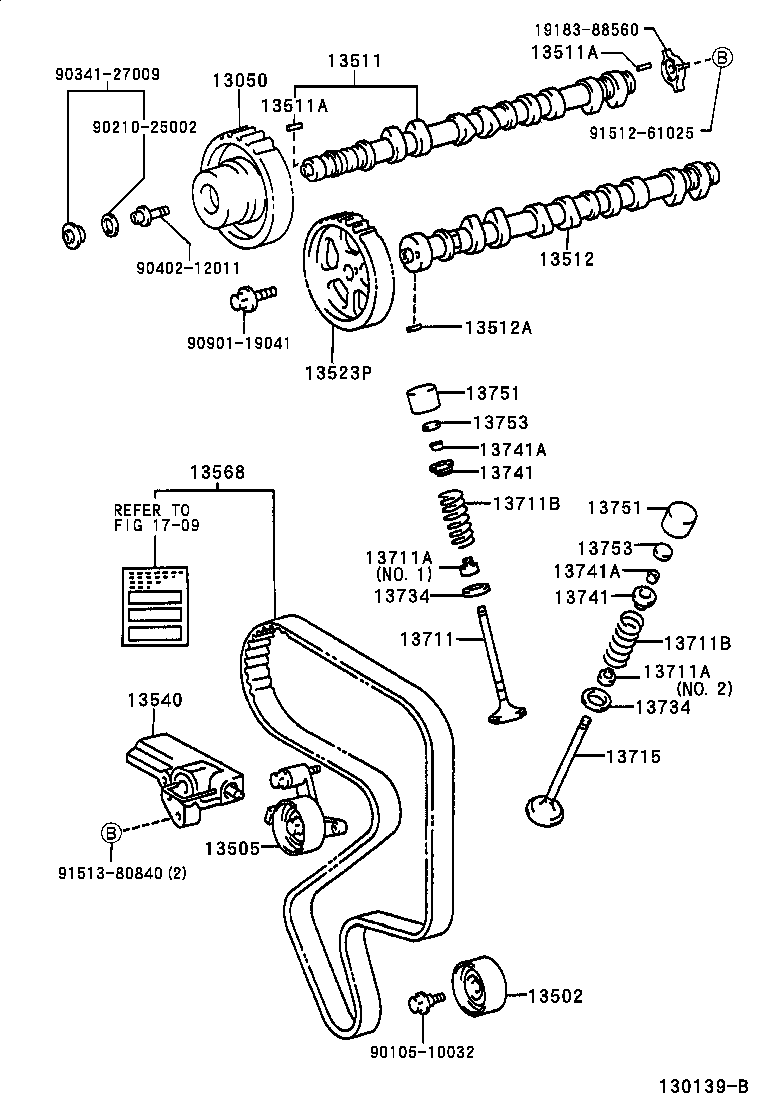 13502-88560 CAMSHAFT, NO.2 product image