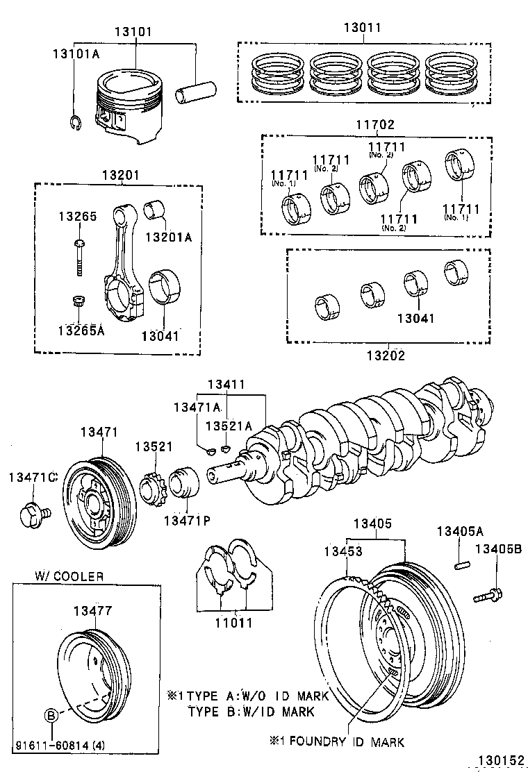 11011-0L010 WASHER SET, CRANKSHAFT THRUST product image