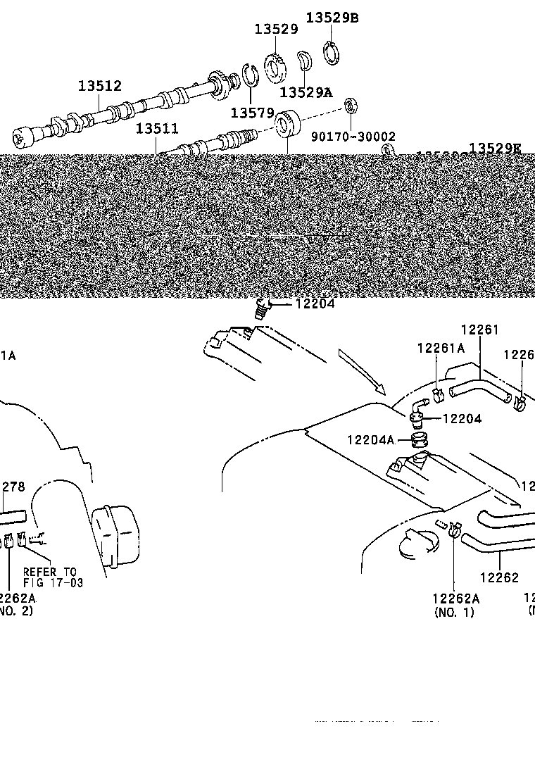 13501-20030 CAMSHAFT product image