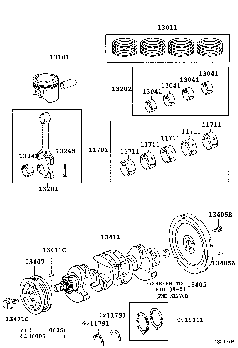 13201-29045 ROD SUB-ASSY, CONNECTING product image