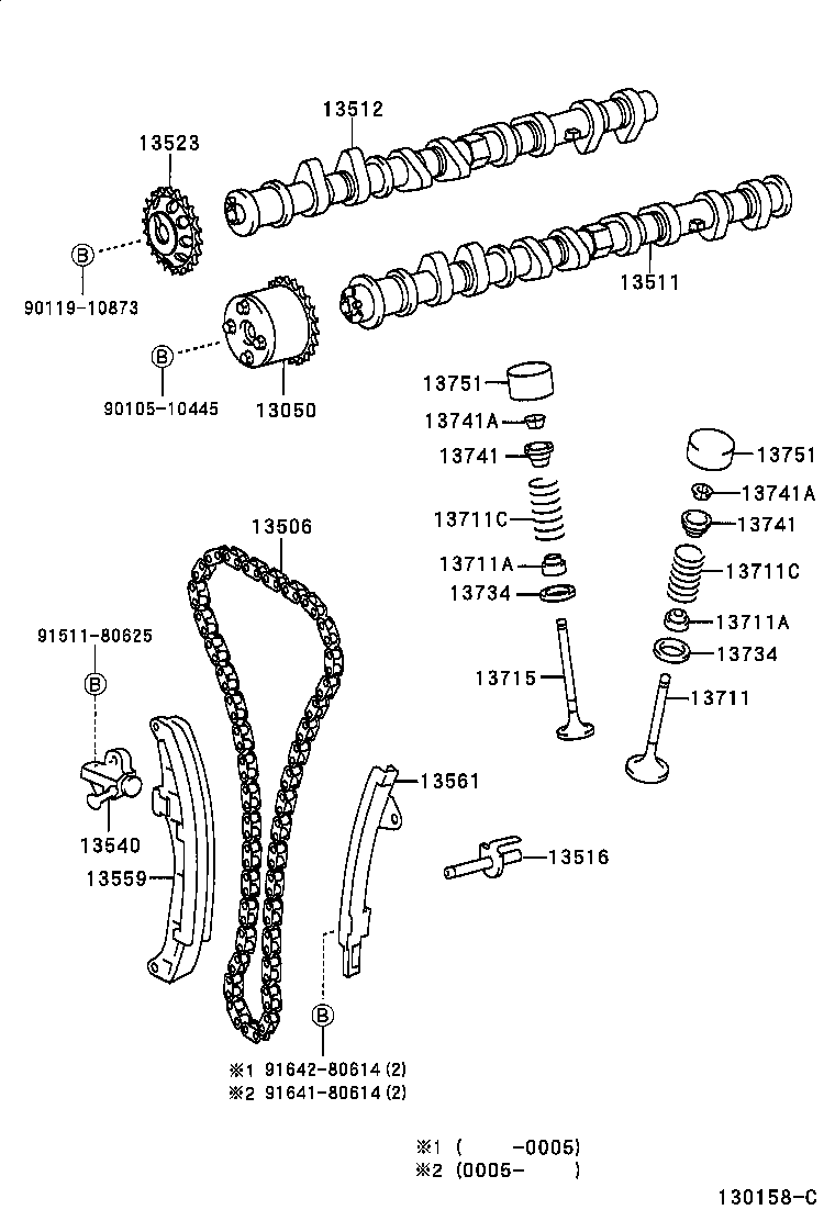 13501-21020 CAMSHAFT product image