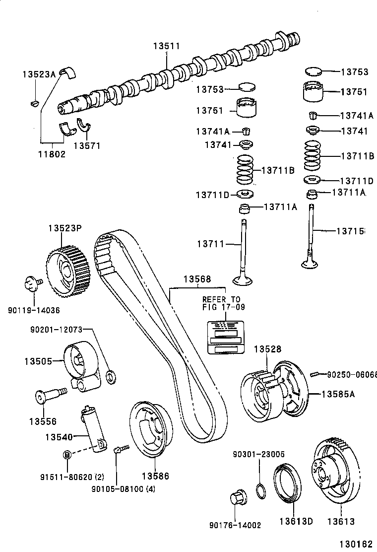 11801-17010 BEARING SET, CAMSHAFT product image