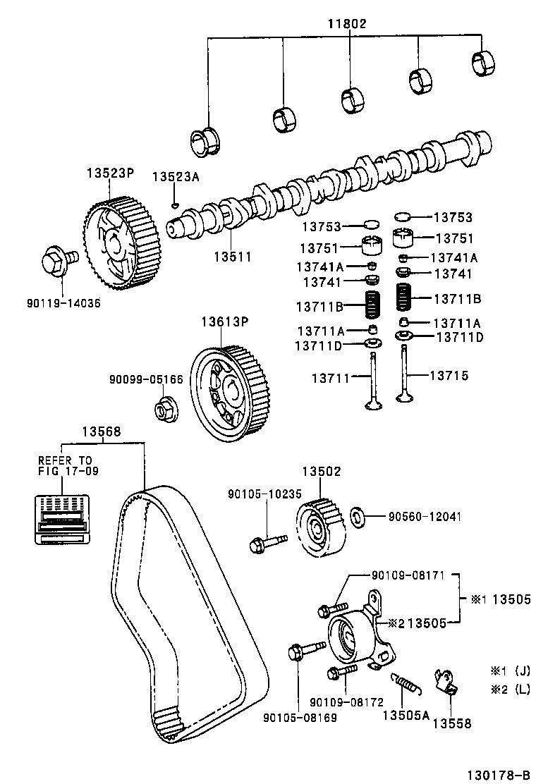 13501-05030 CAMSHAFT product image