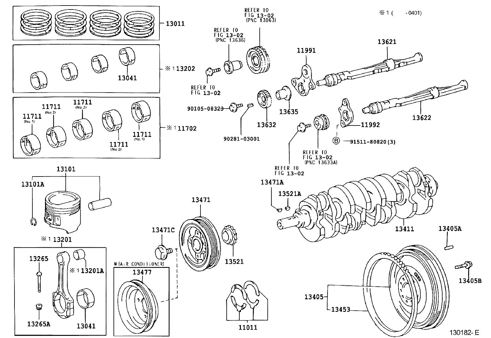 13205-30030 BEARING SET, CONNECTING ROD product image