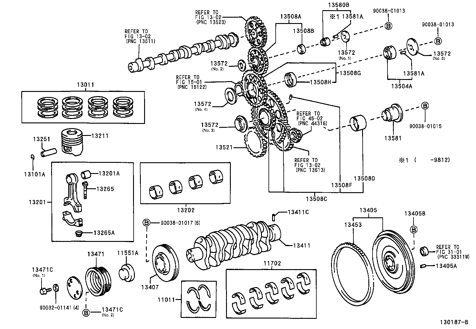 13504-89101 IDLE ASSY, V-RIBBED, NO.2 product image