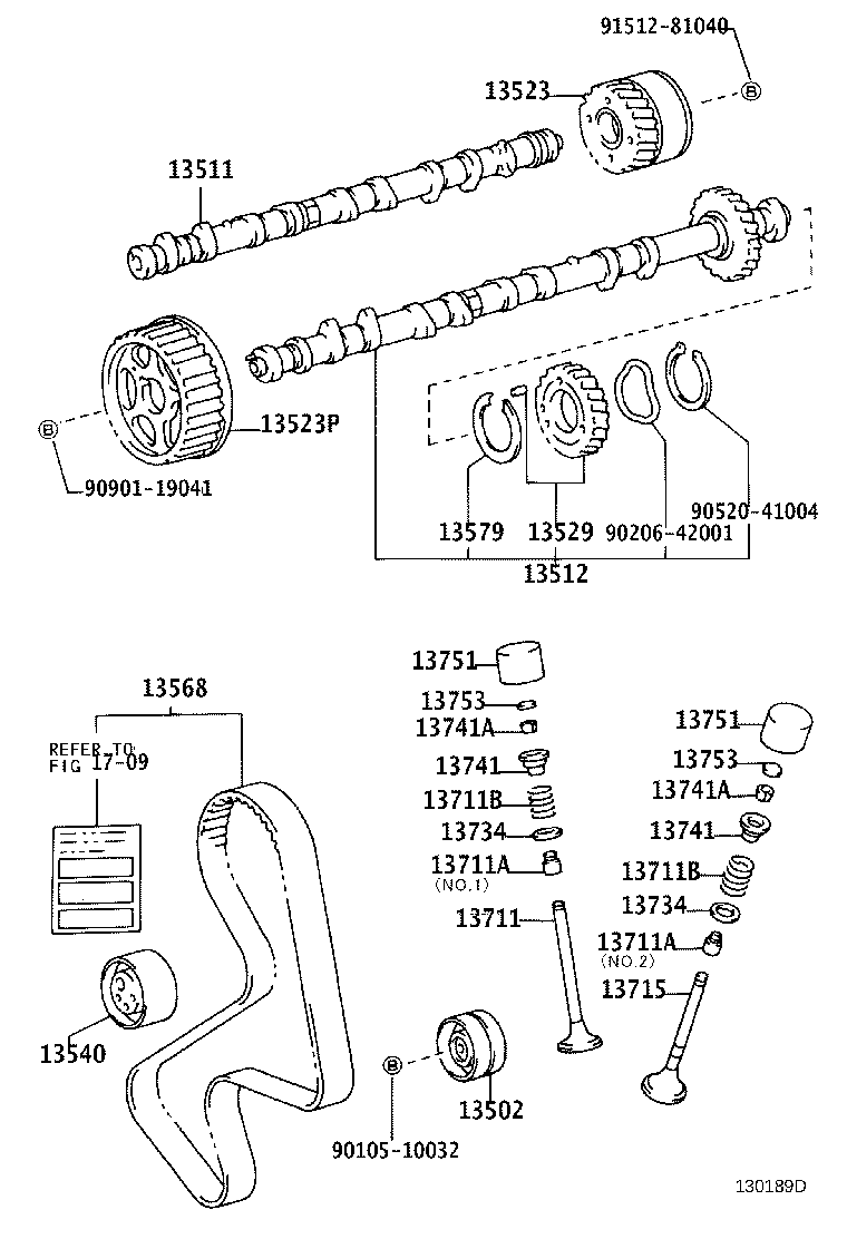 13050-74010 GEAR OR SPROCKET, CAMSHAFT TIMING product image