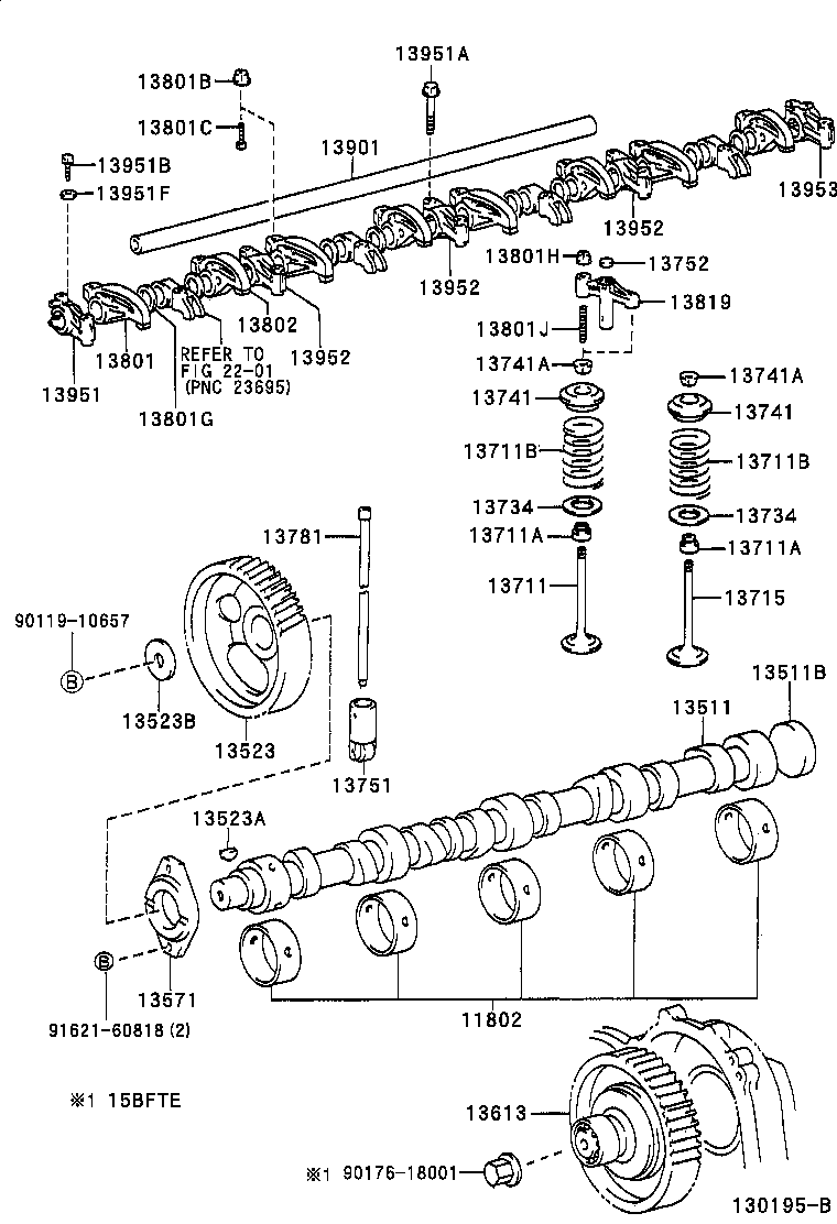 11802-56031 BEARING SET, CAMSHAFT product image