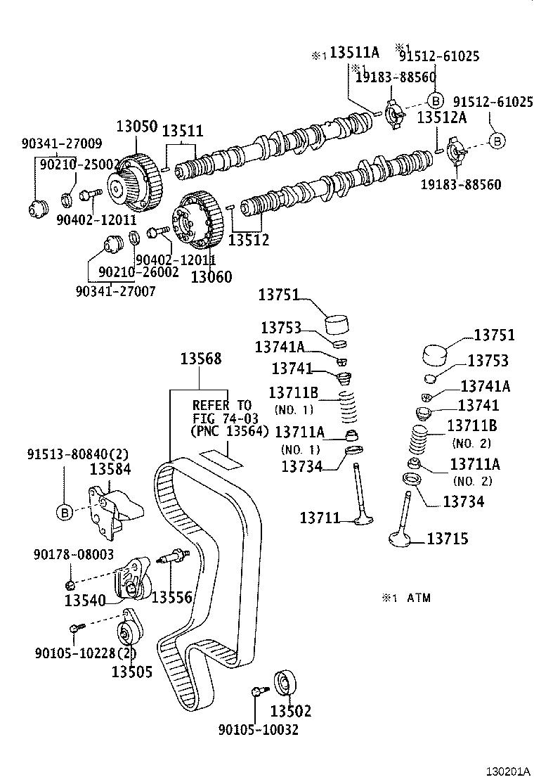 13715-74140 VALVE, EXHAUST product image