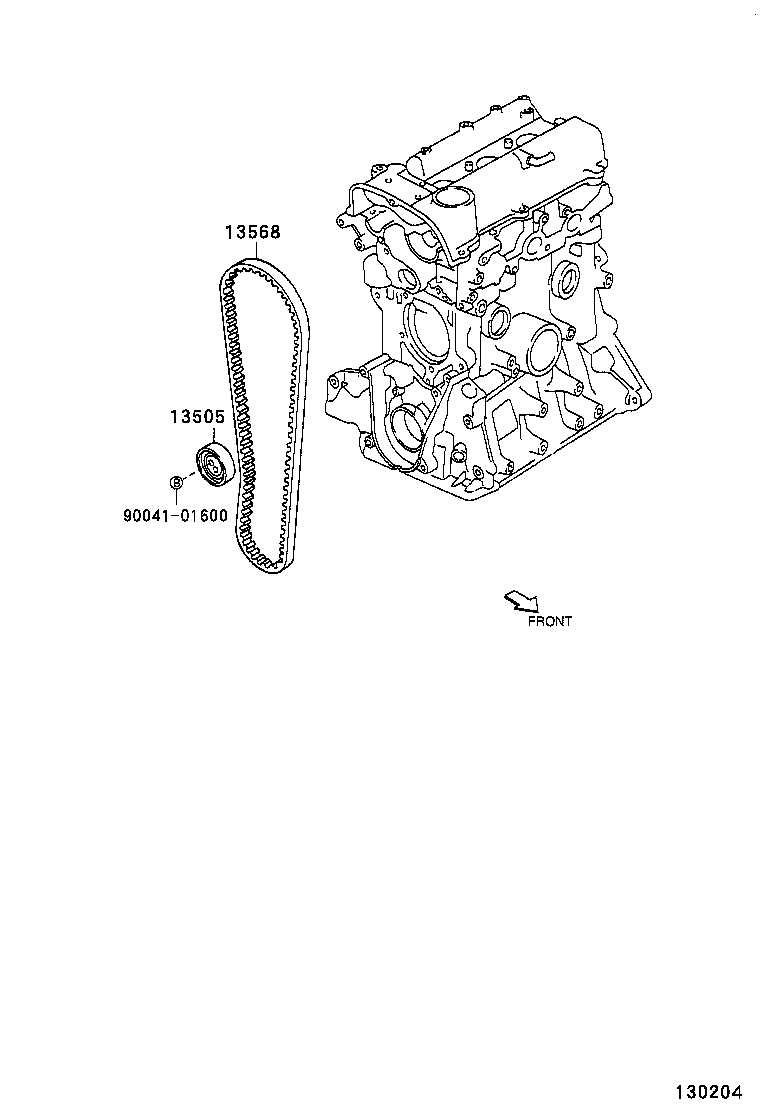 13579-87201 WASHER, CAMSHAFT TIMING GEAR BOLT product image