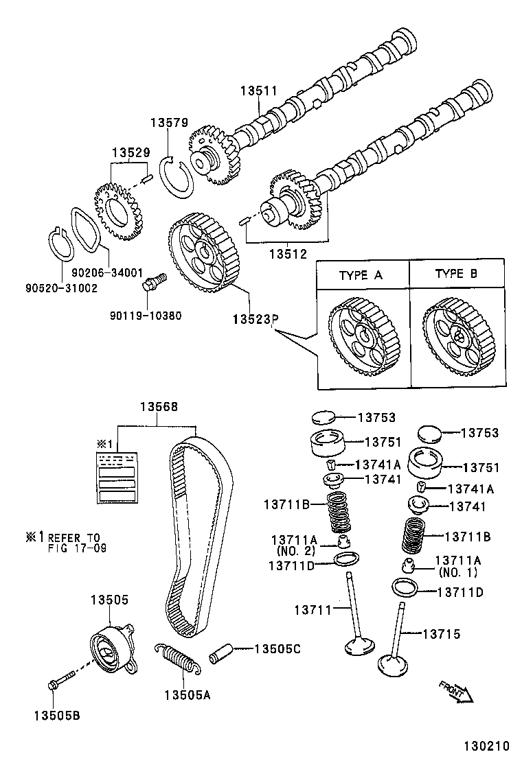 13501-16070 CAMSHAFT product image
