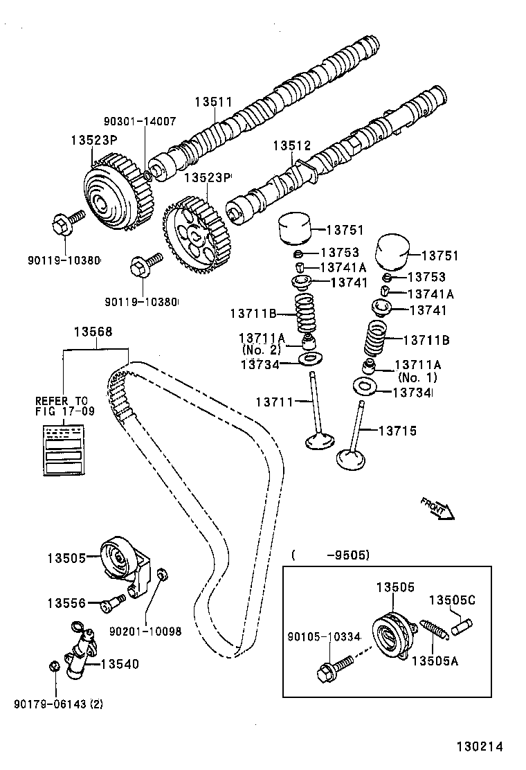 13501-16070 CAMSHAFT product image