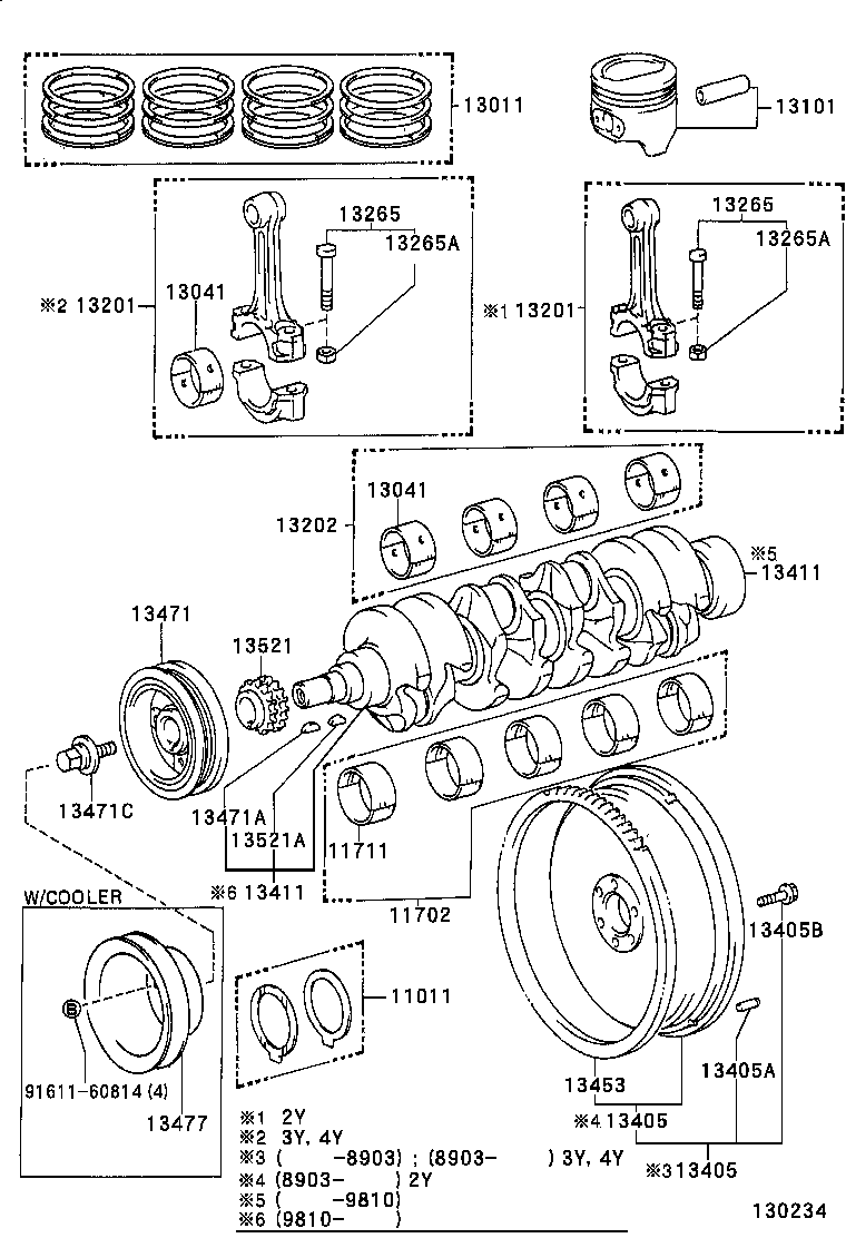 13041-54013 BEARING, CONNECTING ROD product image