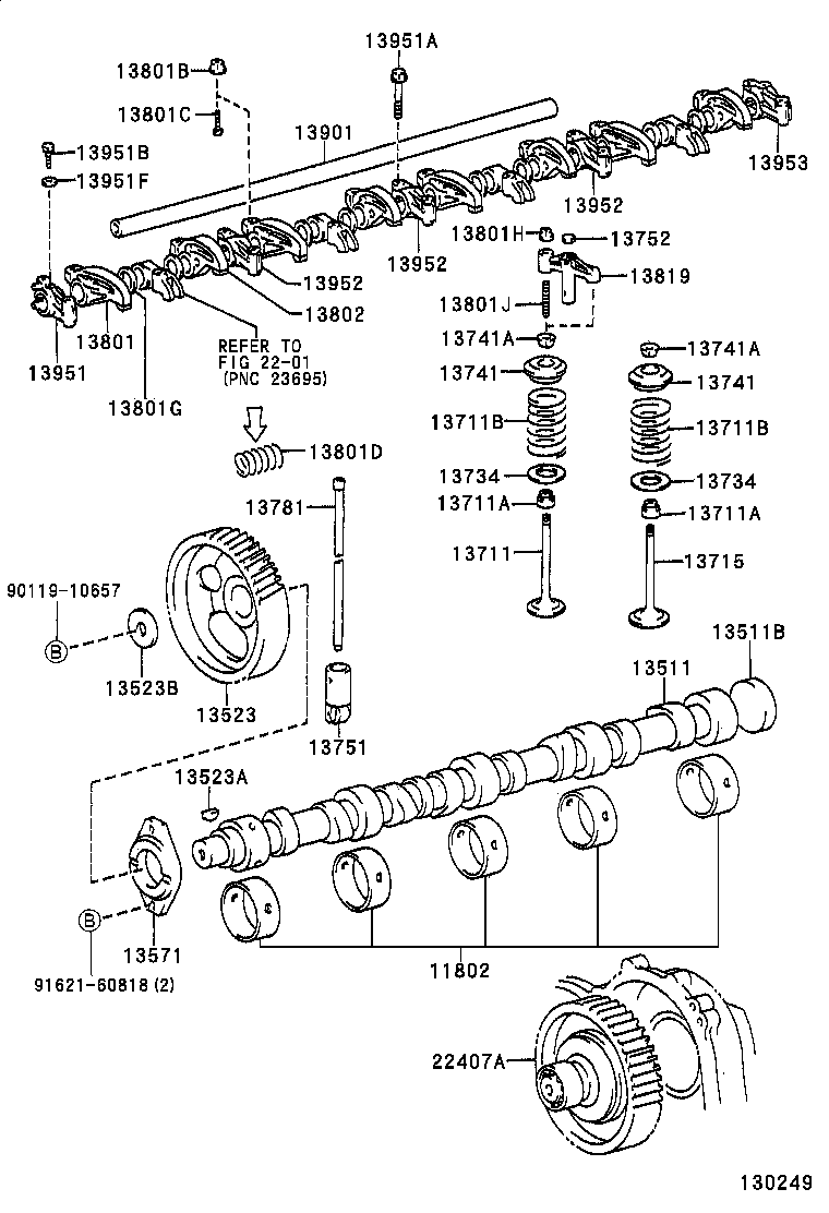 11801-89101 BEARING SET, CAMSHAFT product image