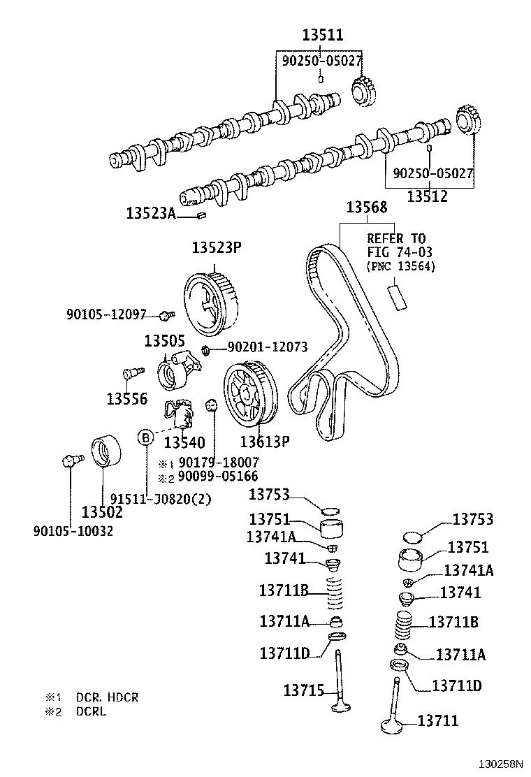 13501-0D021 CAMSHAFT product image