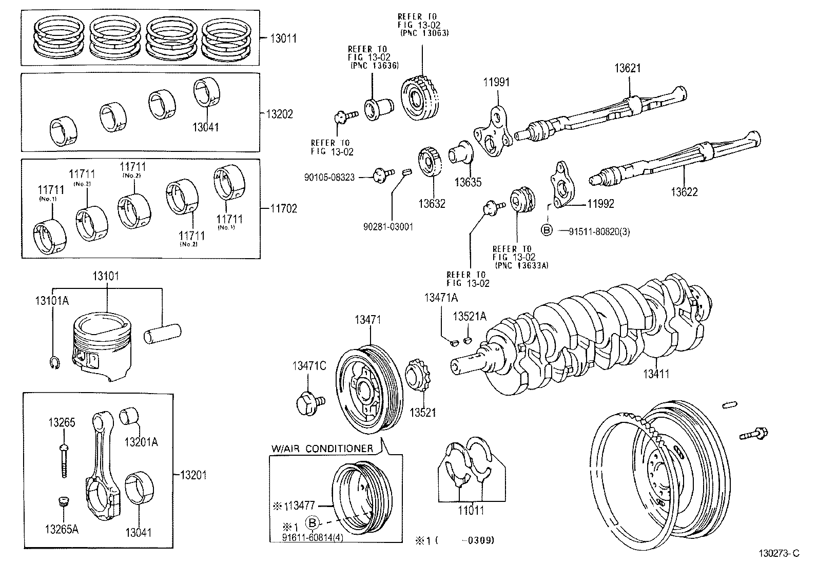 13450-54051 FLYWHEEL SUB-ASSY product image