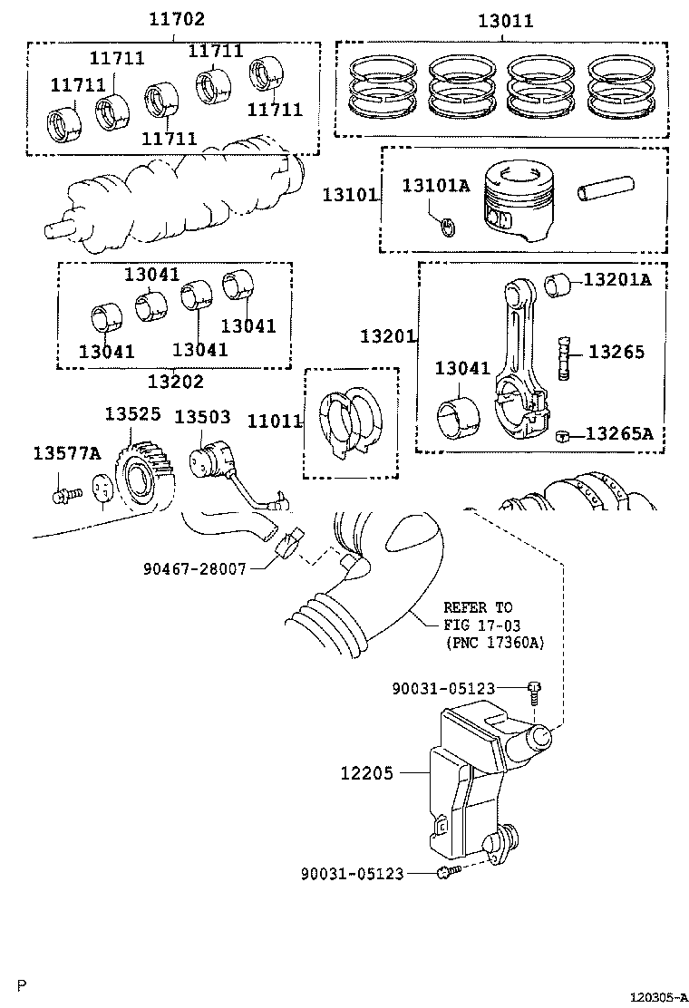 90031-09057 BOLT, FLYWHEEL SETTING product image