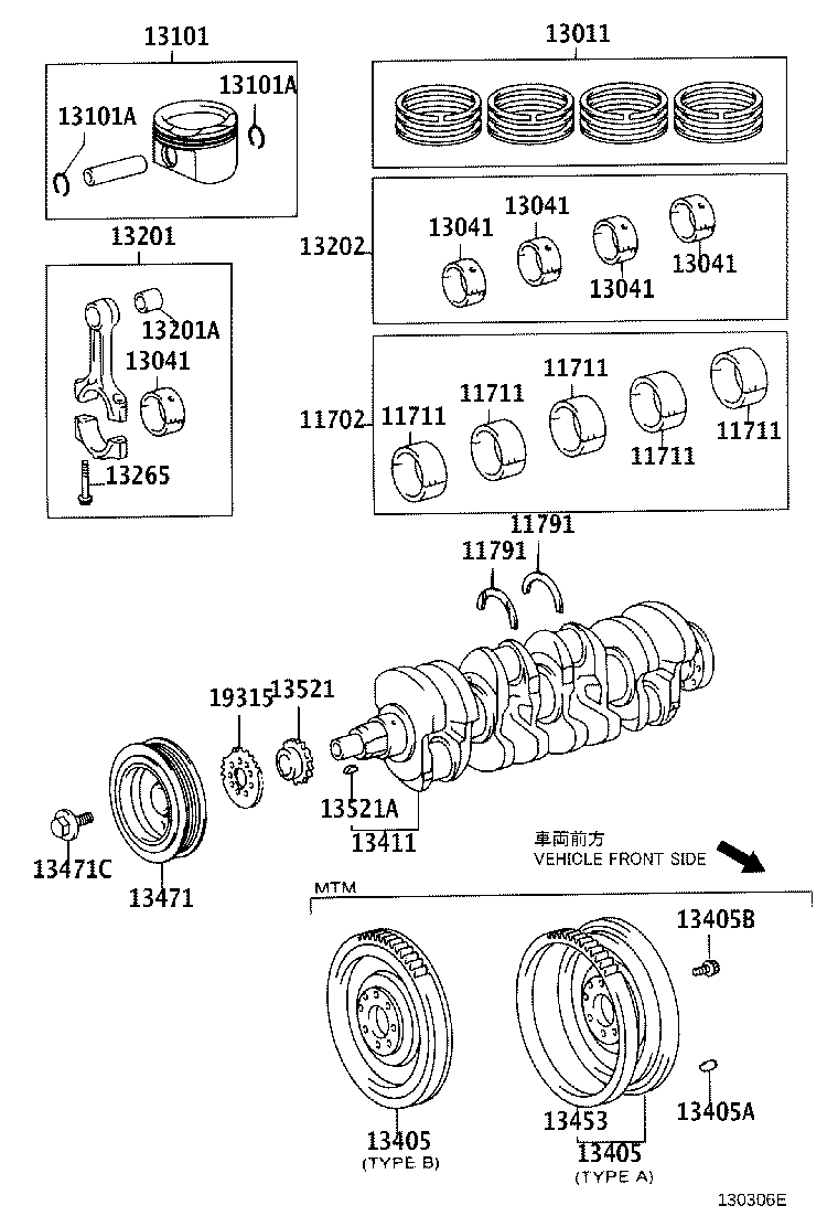 13453-0D030 GEAR, FLYWHEEL RING product image