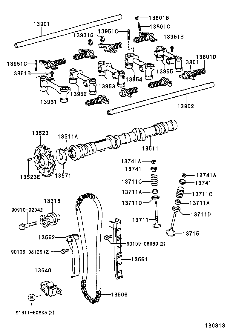 13501-67010 CAMSHAFT product image