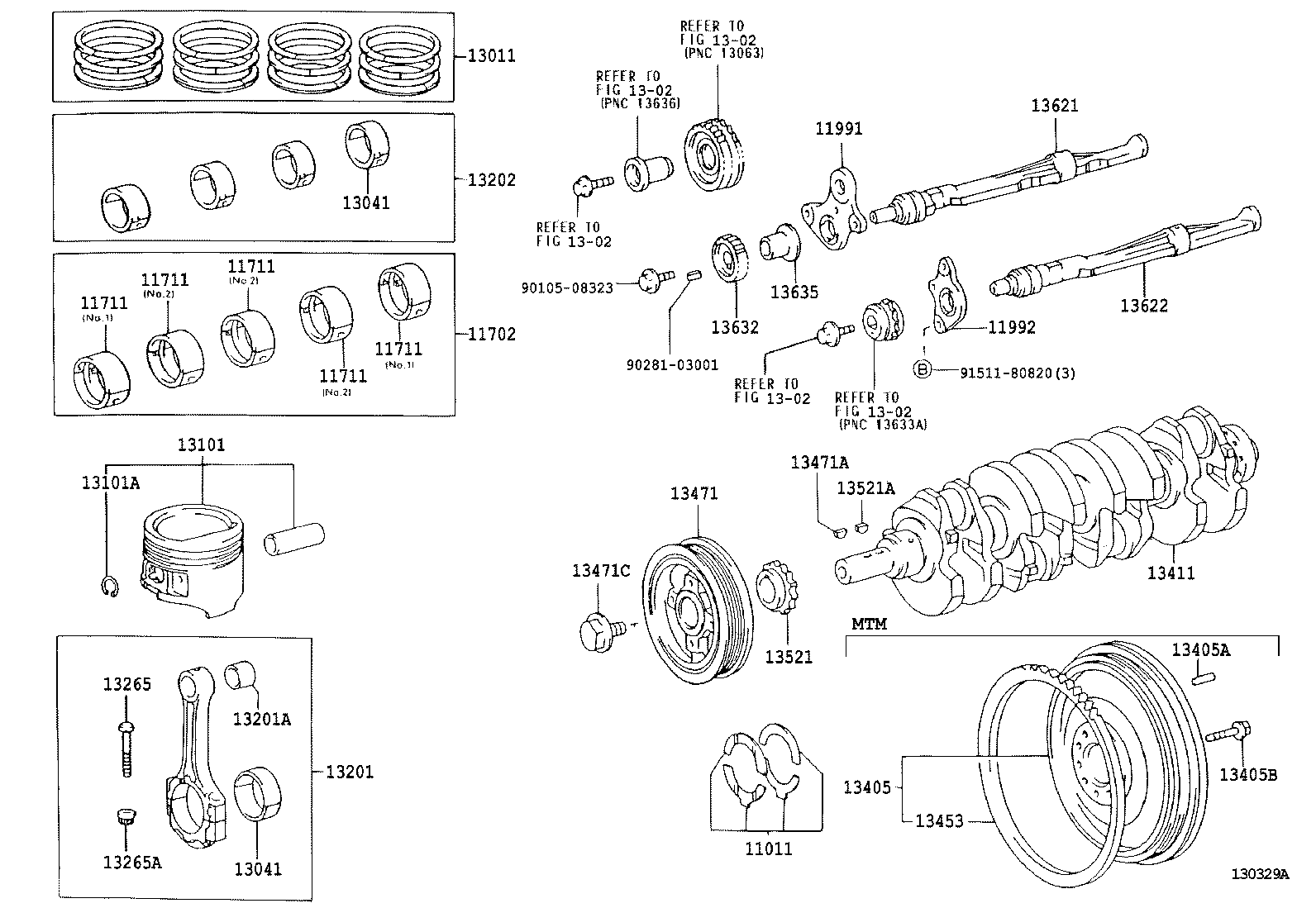 90031-09057 BOLT, FLYWHEEL SETTING product image