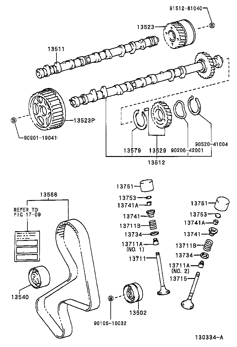 13050-22010 GEAR ASSY, CAMSHAFT TIMING product image